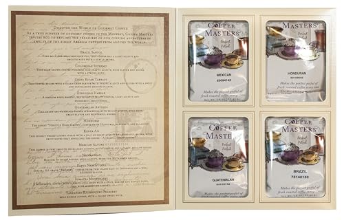 Coffee Masters Around the World in Twelve Coffees, 1.5 Ounce (Pack of 12)