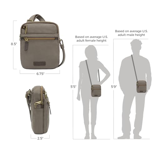 Travelon Anti-Theft Courier Small N/S Slim Bag