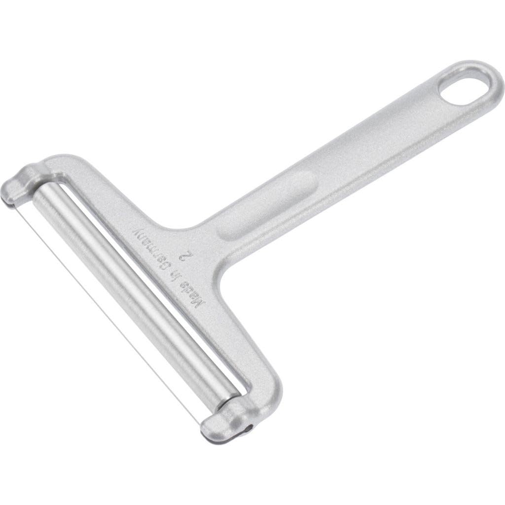 Westmark Germany Heavy Duty Stainless Steel Wire Cheese Slicer Angle Adjustable (Grey),7" x 3.9" x 0.2" -