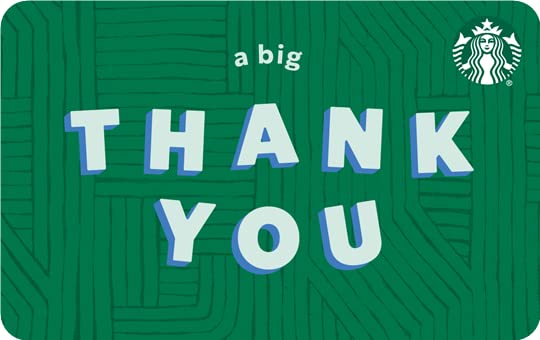 Starbucks Fall Thank You eGift Card