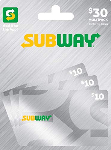 Subway MP Gift Card $30