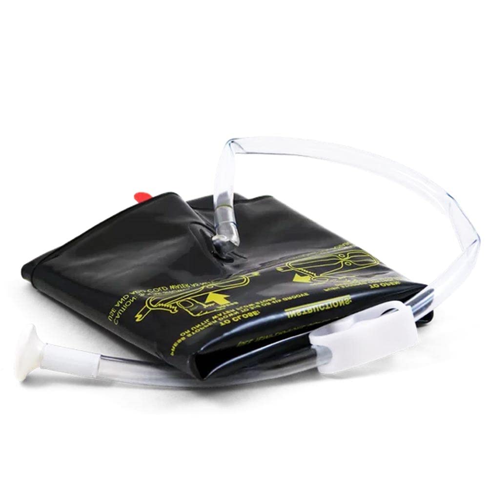 Coghlan's Camp Shower - Portable, Solar-Heated, 5 Gallon/20 Liter Capacity, Outdoor Shower Bag with Tangle Free Hose, Flow Control Clip, for Tent Camping, Backpacking, Car Camping, Beach Swimming