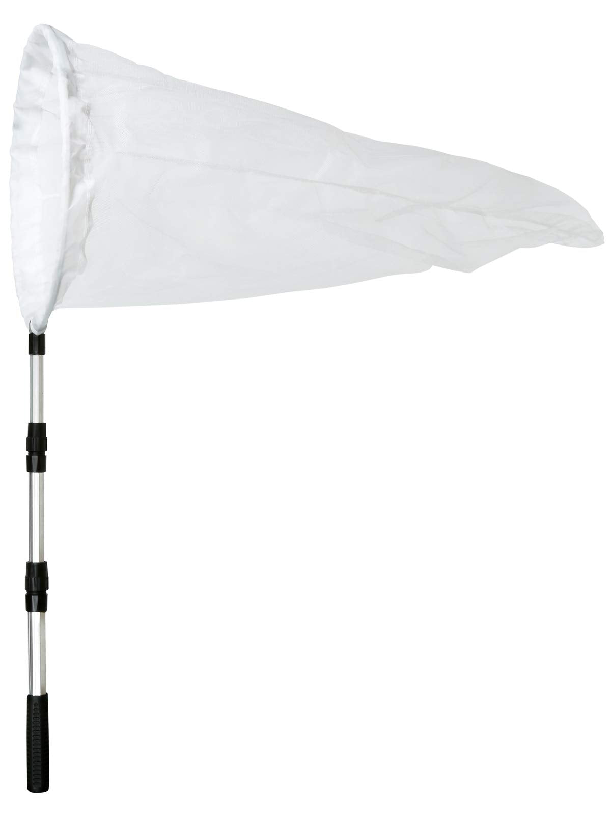 RESTCLOUD Butterfly Net with 16" Ring, 36" Net Depth, Handle Extends to 36 Inches (16" Ring, 36" Handle)