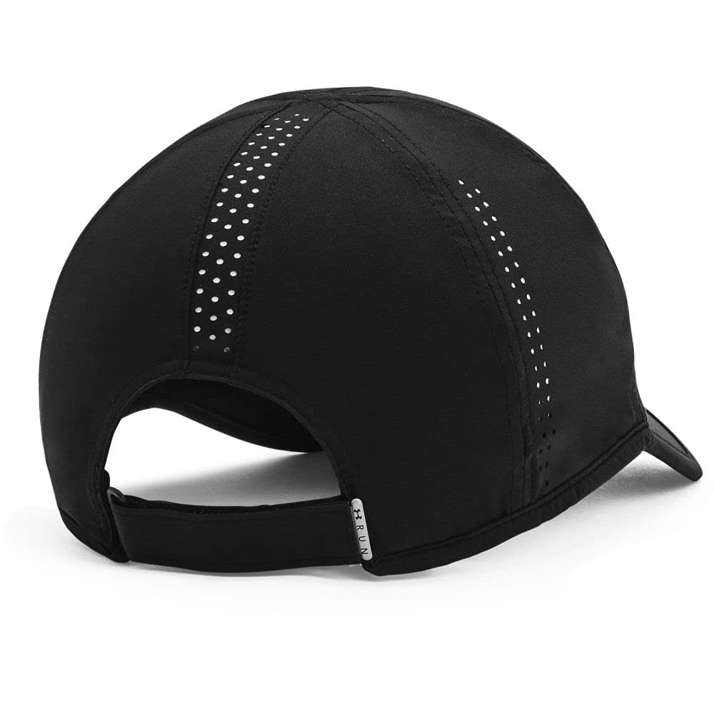 Under Armour mens Launch Run Hat , Black (001)/Reflective , One Size
