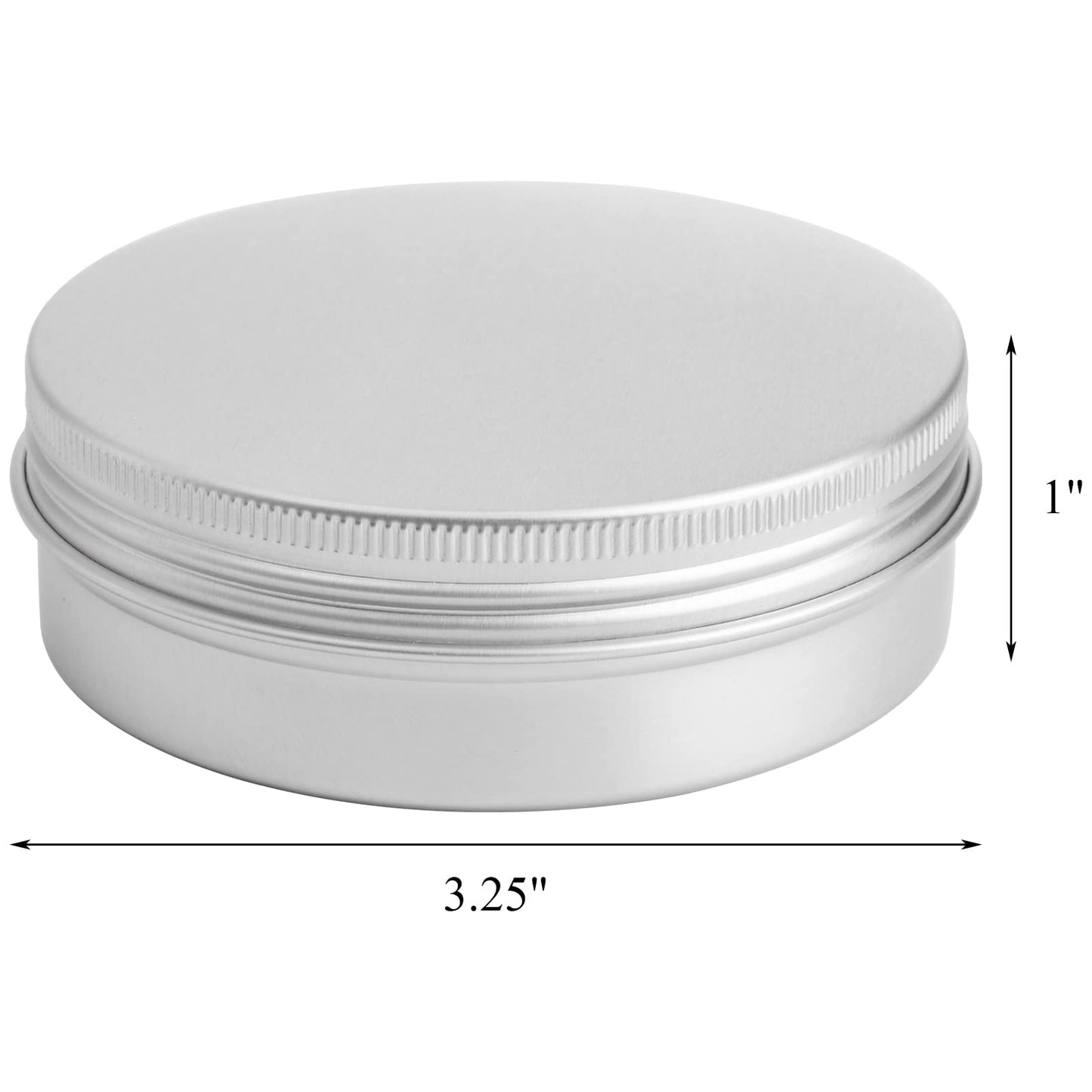 Tosnail 36 Pack 4 oz Aluminum Round Tins Empty Tins Candle Tins Spice Tins with Screw Top Lids