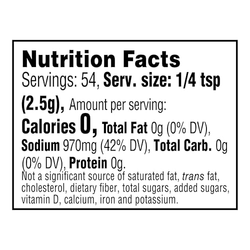 Amazon Grocery, Himalayan Pink Salt Adjustable Grinder, 4.77 Oz (Previously Amazon Fresh, Packaging May Vary)