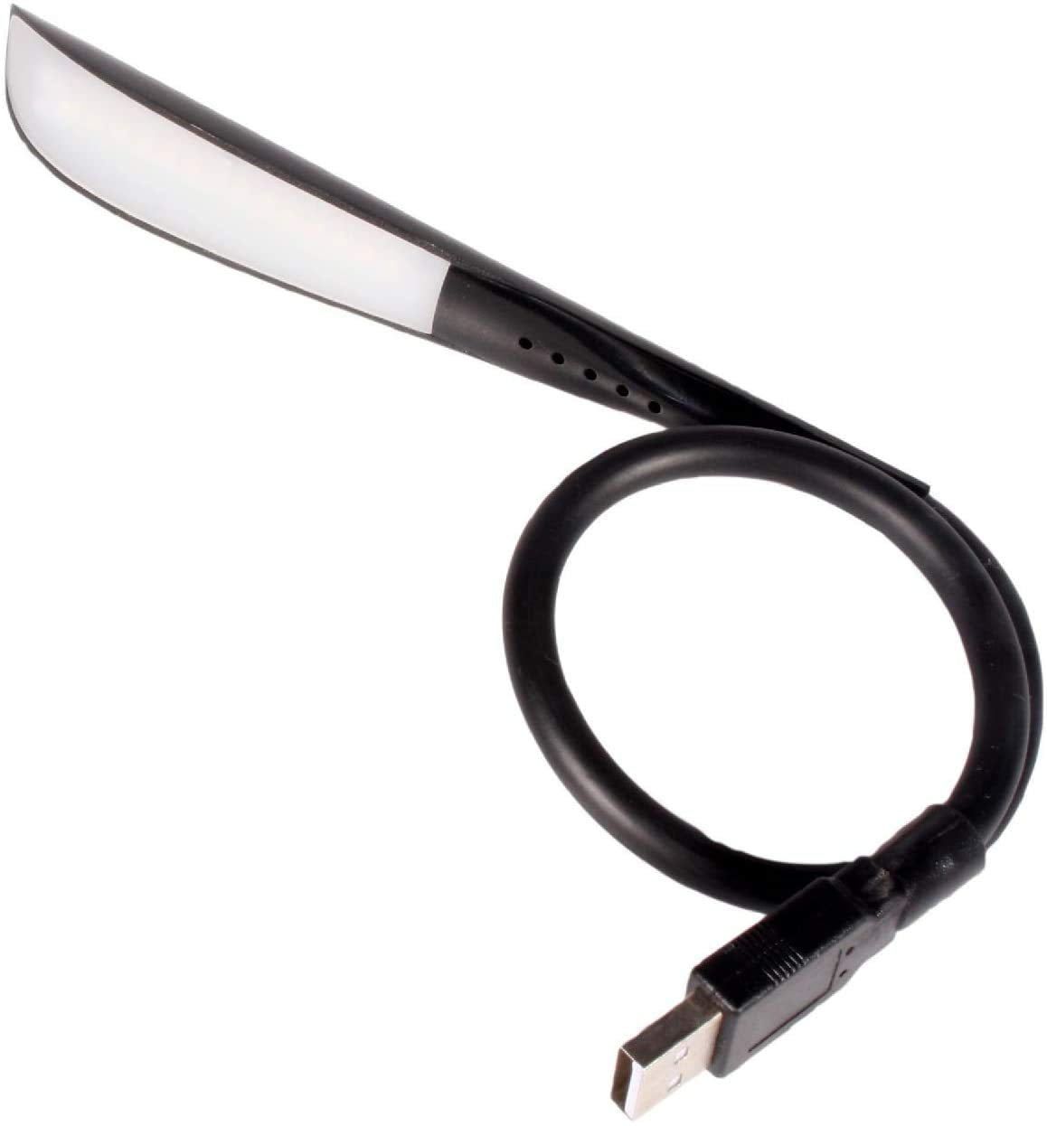 EBYPHAN Dimmable USB Lamp, Flexible Keyboard Light, Mini USB Light for Laptop (14-LED-Bead, 3-Level Adjustable Brightness, On/Off Touch Switch, Black)