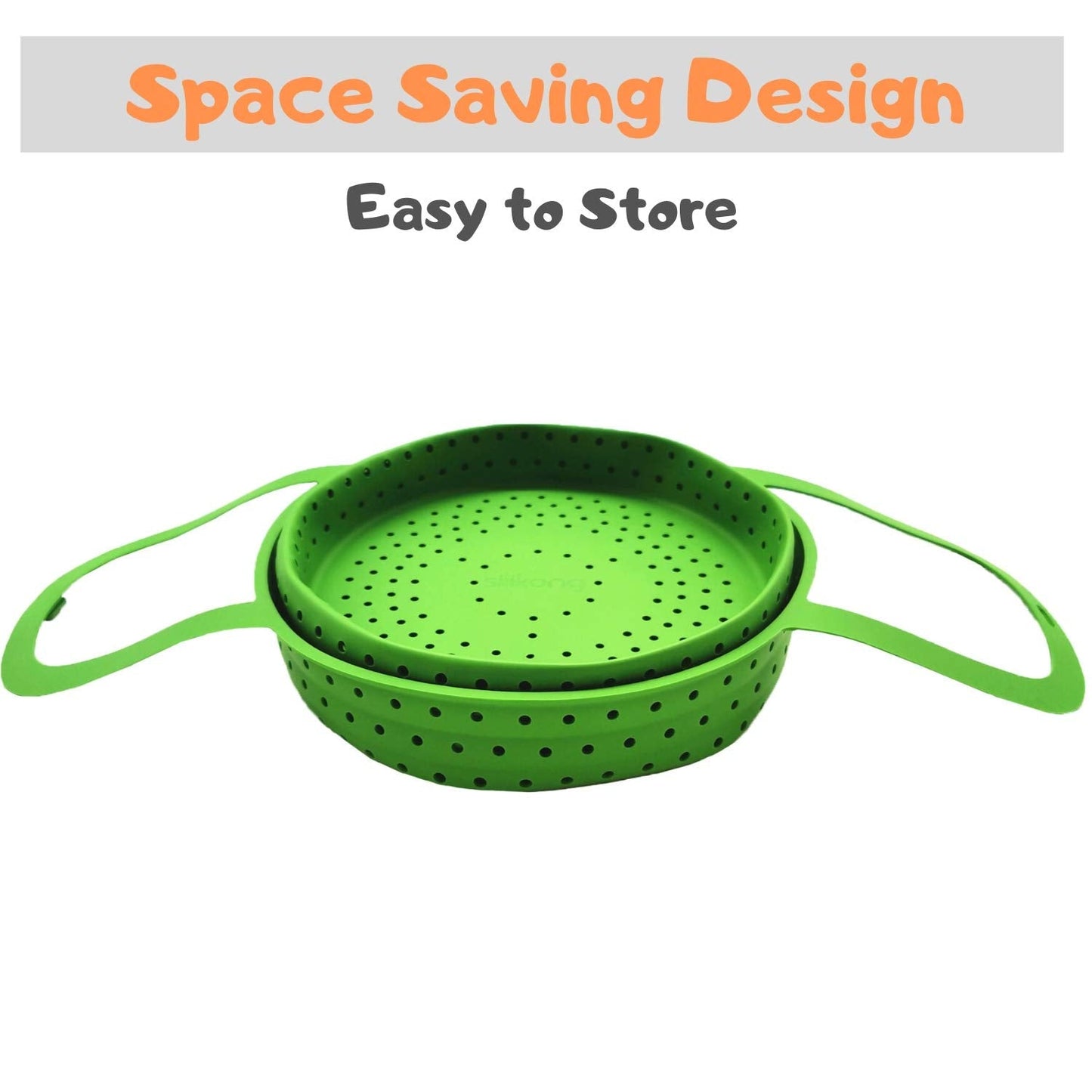 Silicone Steamer Basket | Foldable, Space-Saving | Fits 6,8 Qt Instant Pot and Similar-Sized Pressure Cookers Accessories