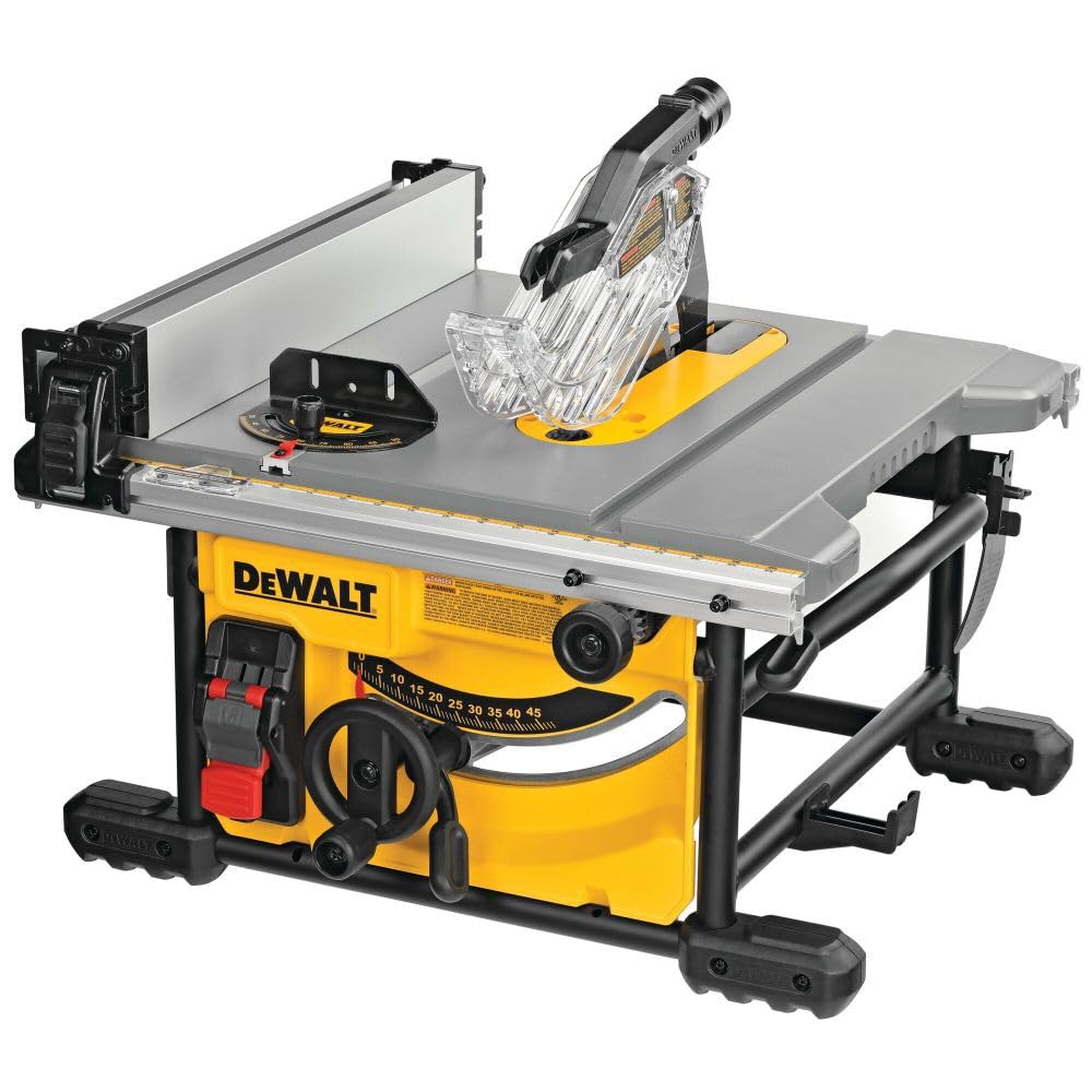 DEWALT 15 Amp 8-1/4 in. Compact Portable Jobsite Table Saw (DWE7485)