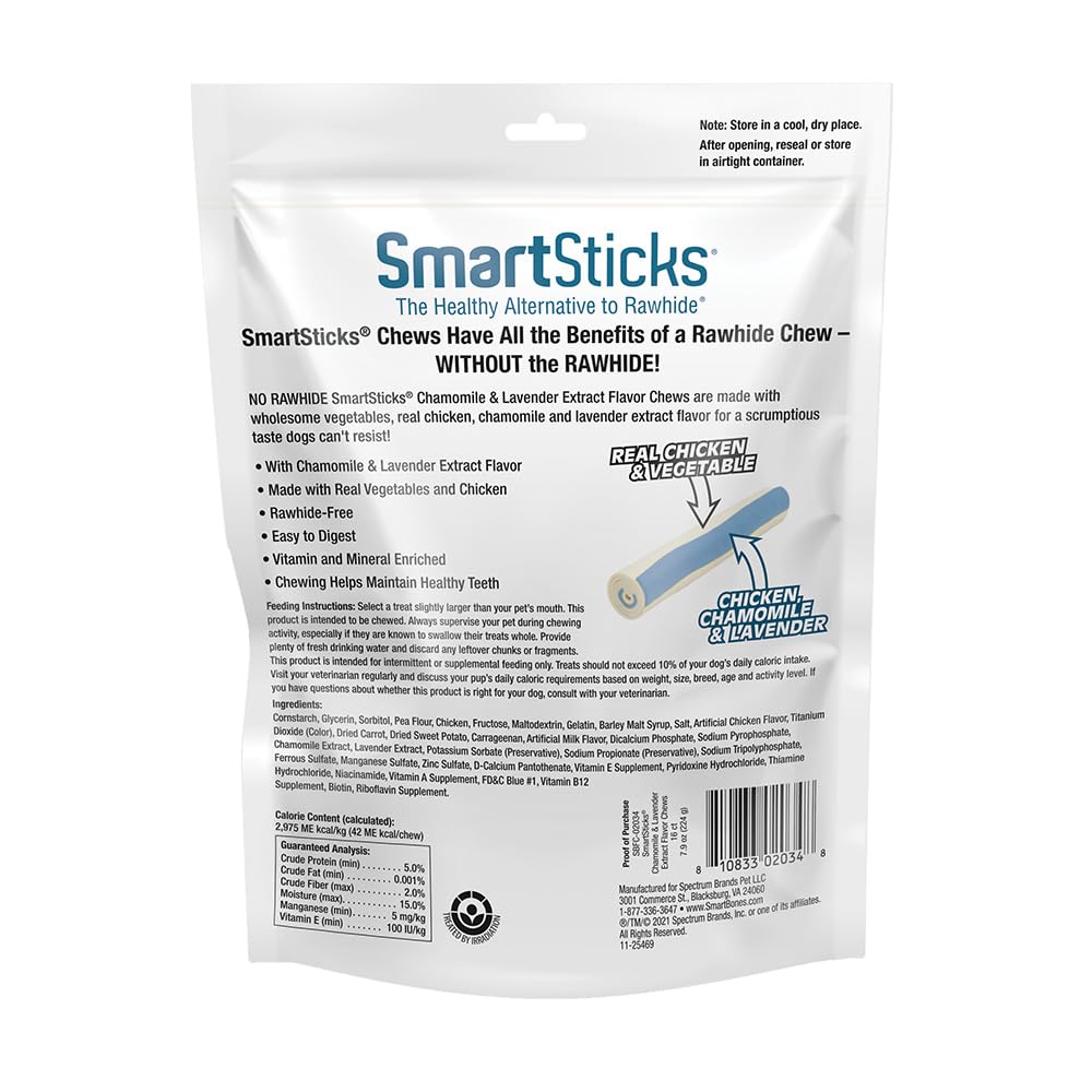 SmartSticks Chamomile and Lavender Flavor. 16sticks (Packaging May Vary)