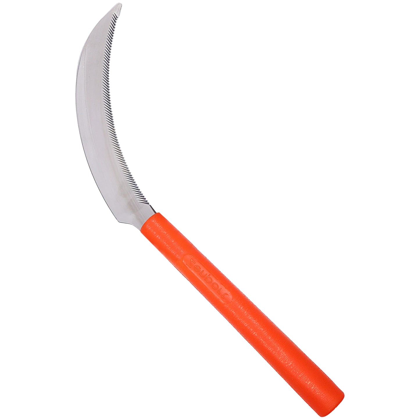 Zenport K208P Harvest Sickle with Plastic Handle, Light Serration, 6.5-Inch Stainless Steel Blade , Orange