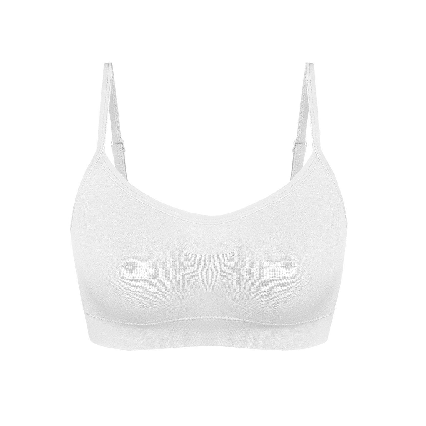 SHEKINI 3 Pieces Women's Sport Bra Seamless Padded Bralettes Yoga Crop Tank Tops with Adjustable Spaghetti Straps