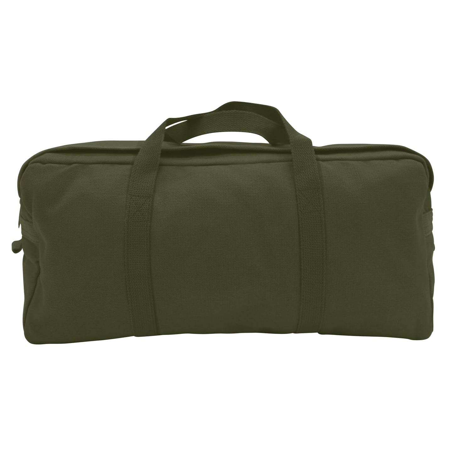 Rothco Canvas Tanker Style Tool Bag - Heavy-Duty Multipurpose Gear Carrier for Mechanics, Plumbers, Electricians, Athletes, Olive Drab