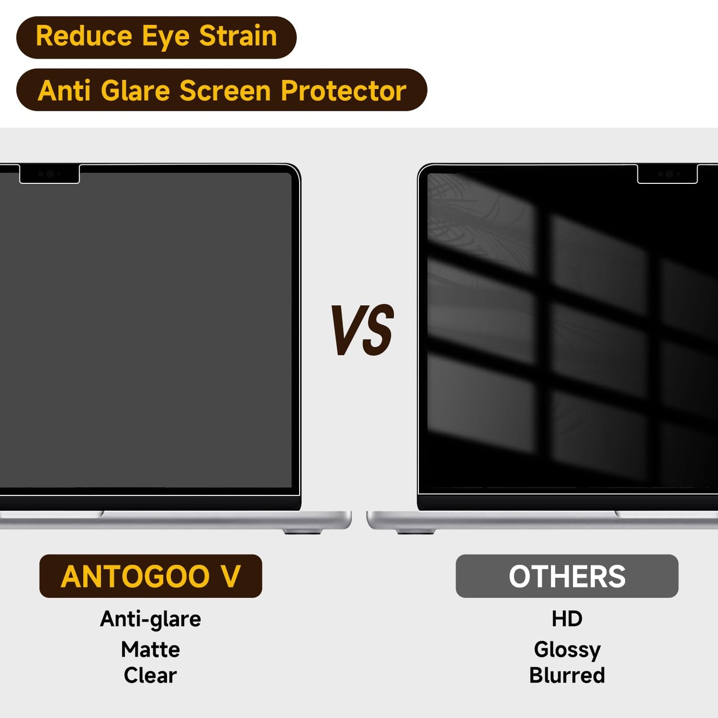 2 Pack Compatible with MacBook Air 15 Inch Screen Protector (M2, M3, M4), Matte Anti Glare Film Anti Scratch for Mac Air 15.3'' (2023-2025)