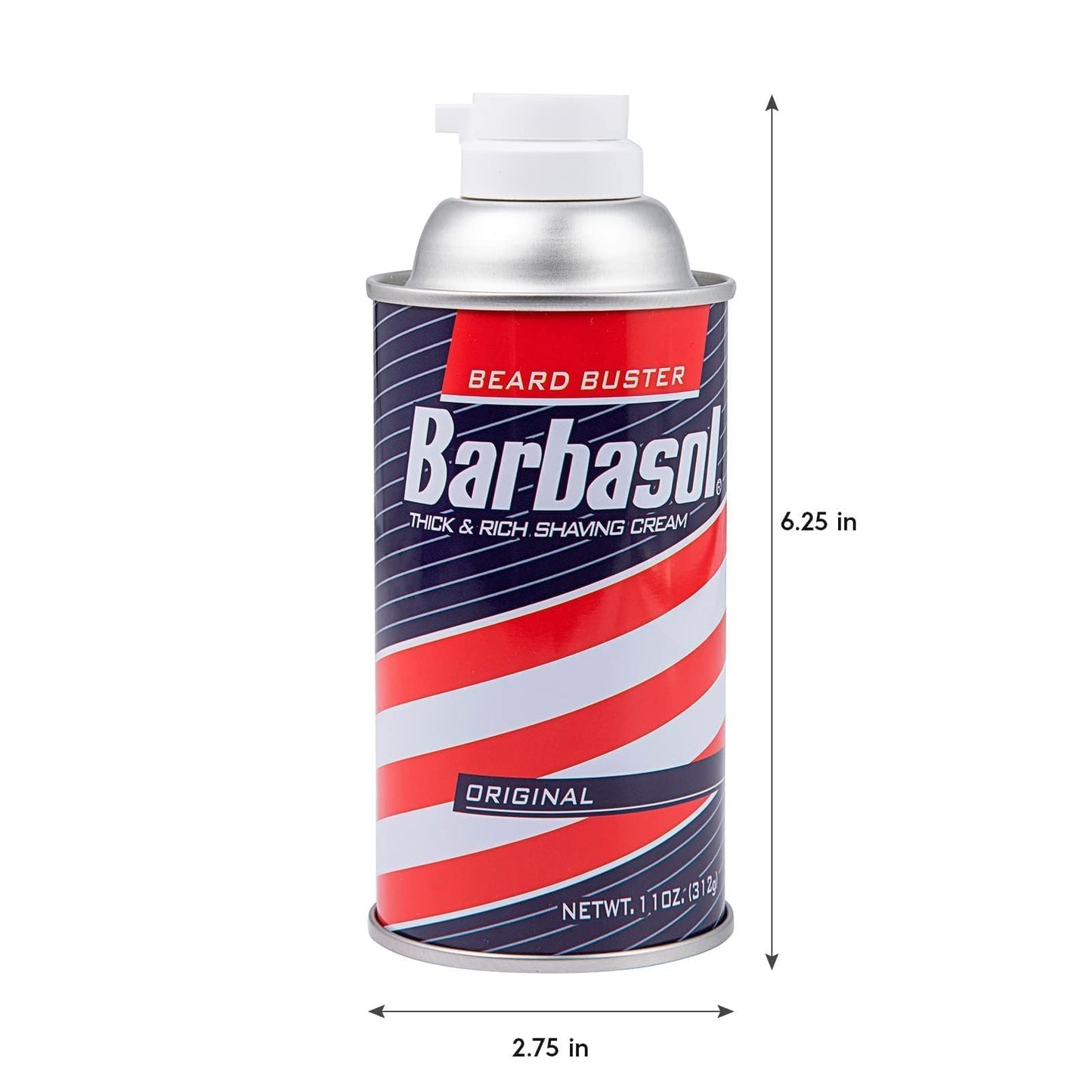 Barbasol Diversion Safe Stash Can with Food Grade Smell Proof Bag with Hidden Compartment for Keys, Cash and Valuables (11oz Travel Size)
