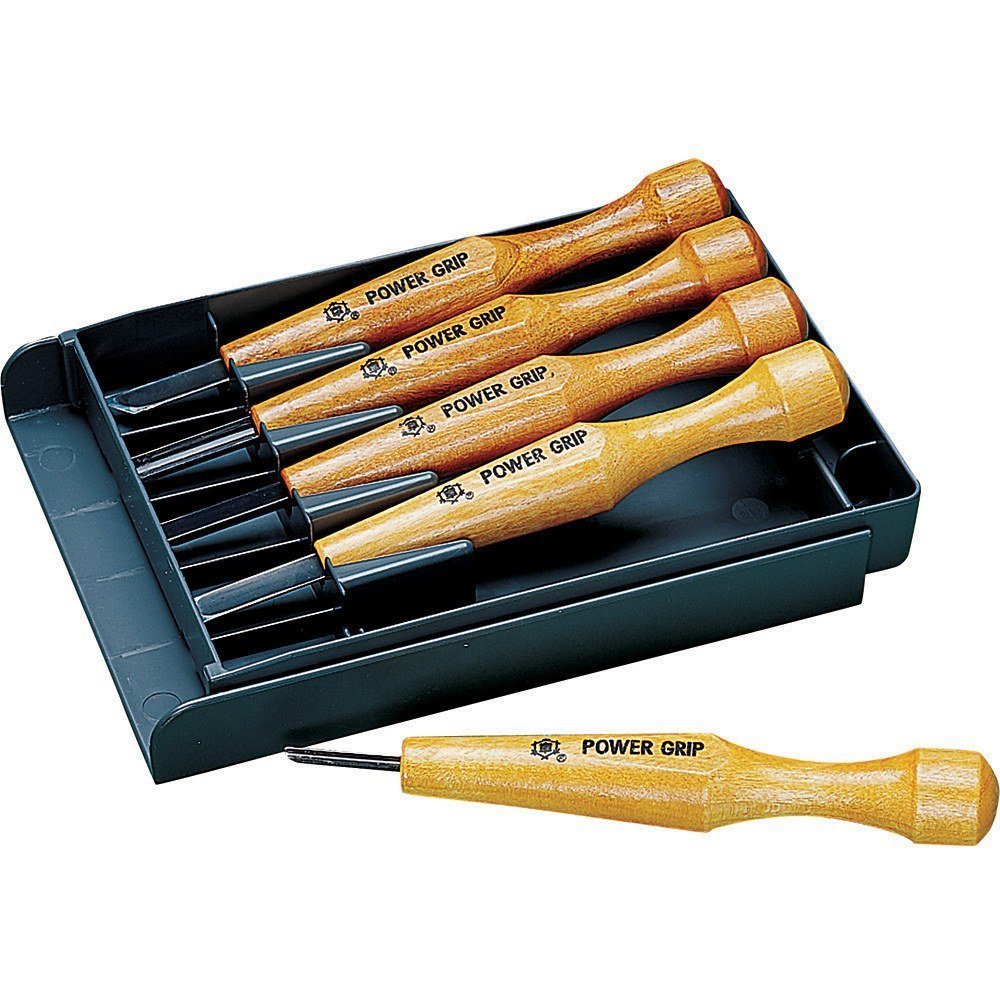 ROCKLER Five Piece Power Grip Carving Set (Japan Import)
