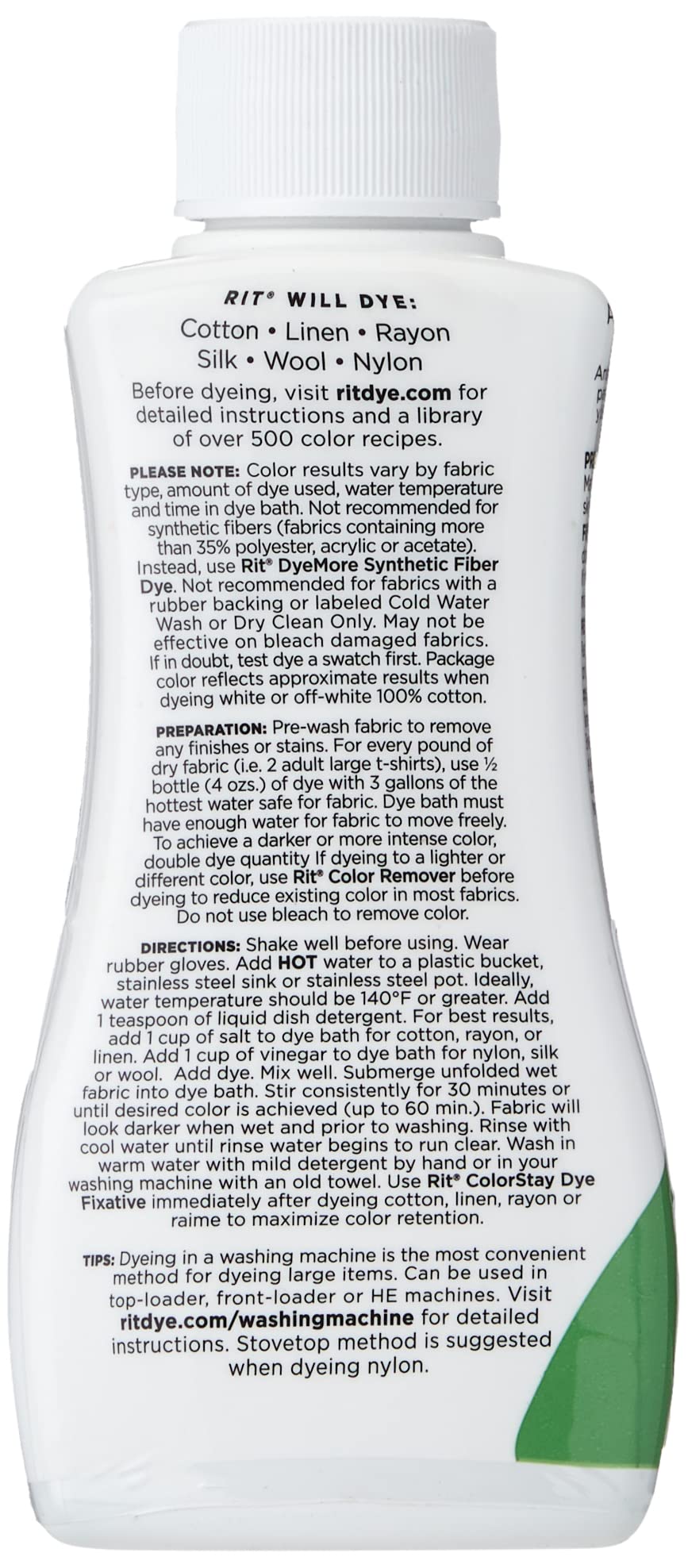 Rit Dye All Purpose Liquid Dye 236ml, Kelly Green