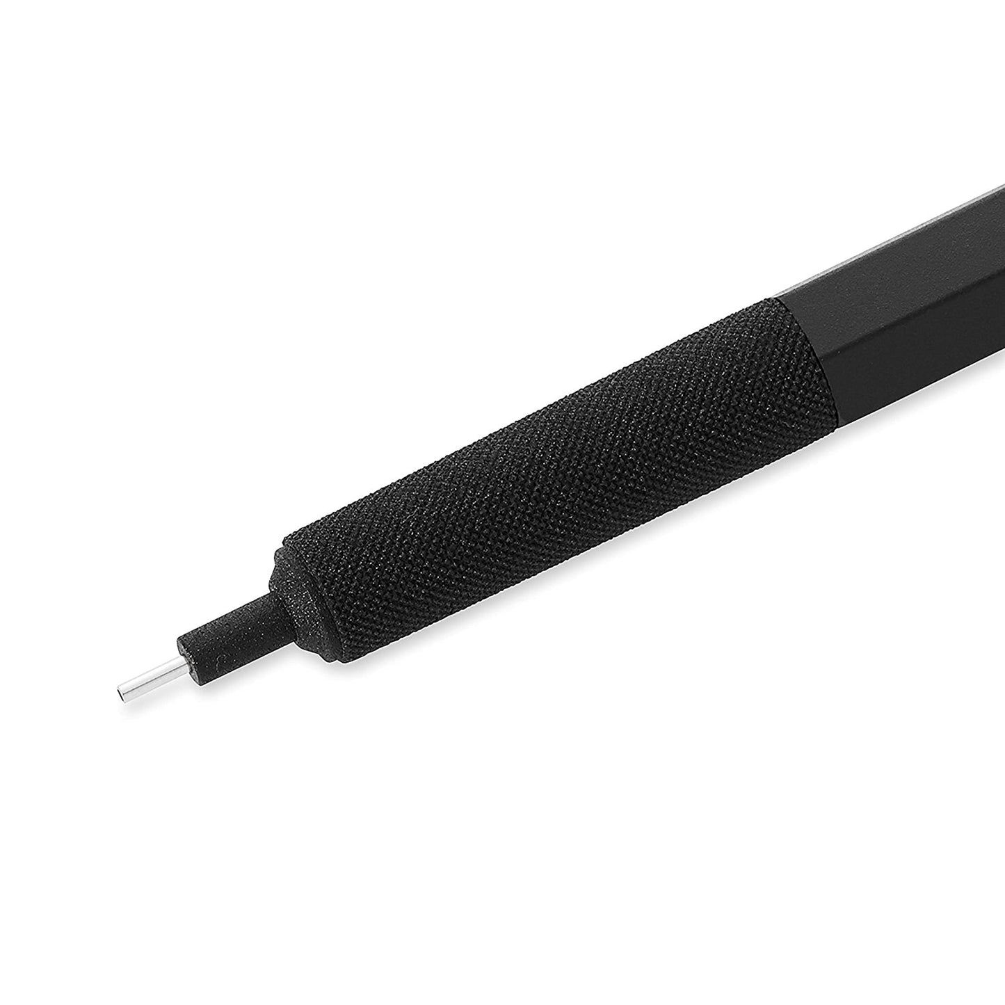 rOtring 600 Mechanical Pencil | 0.7 mm | Black All-Metal Body Propelling Pencil | Non-Slip Knurled Grip & Hexagonal Barrel