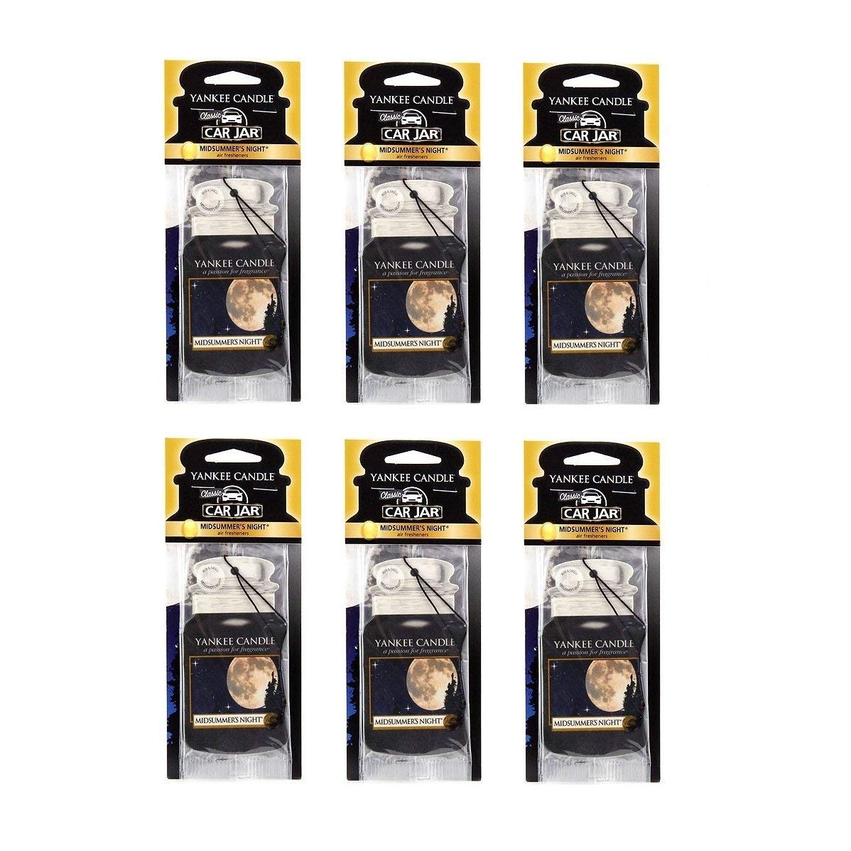 Yankee Candle Paper Car Jar, Midsummer's Night (Pack of 6)