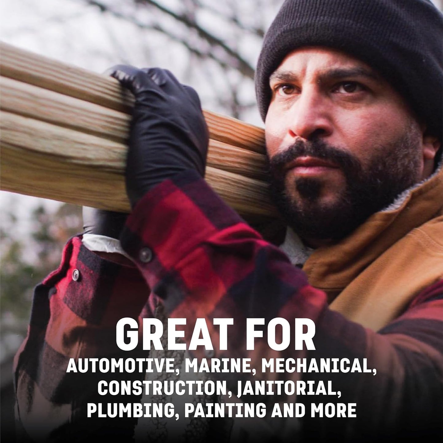 Venom Steel Industrial Nitrile Gloves, 6 mil, 2 Layer Rip Resistant, One Size Fits Most, 100 Count