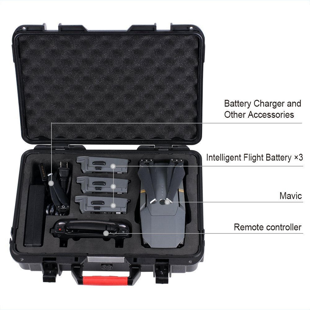 Smatree 10.2L Waterproof Carrying Case Compatible for Mavic Platinum/Pro Mavic-Fly More Combo (Not fit for Mavic 2 Pro/Zoom)