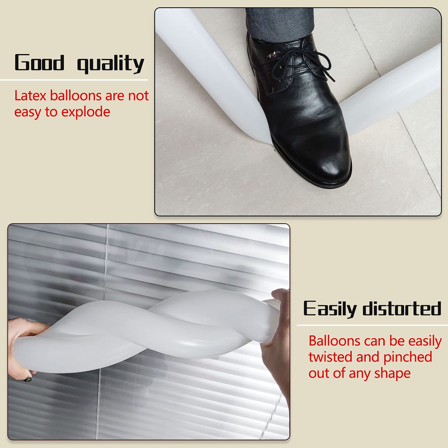 100Pcs clear 260 Balloons Clear Long Skinny Latex Balloon for Animal Ballons, Premium Quality Balloons for Beginners Baloons Making Kid's Carnivals Party Decoartion