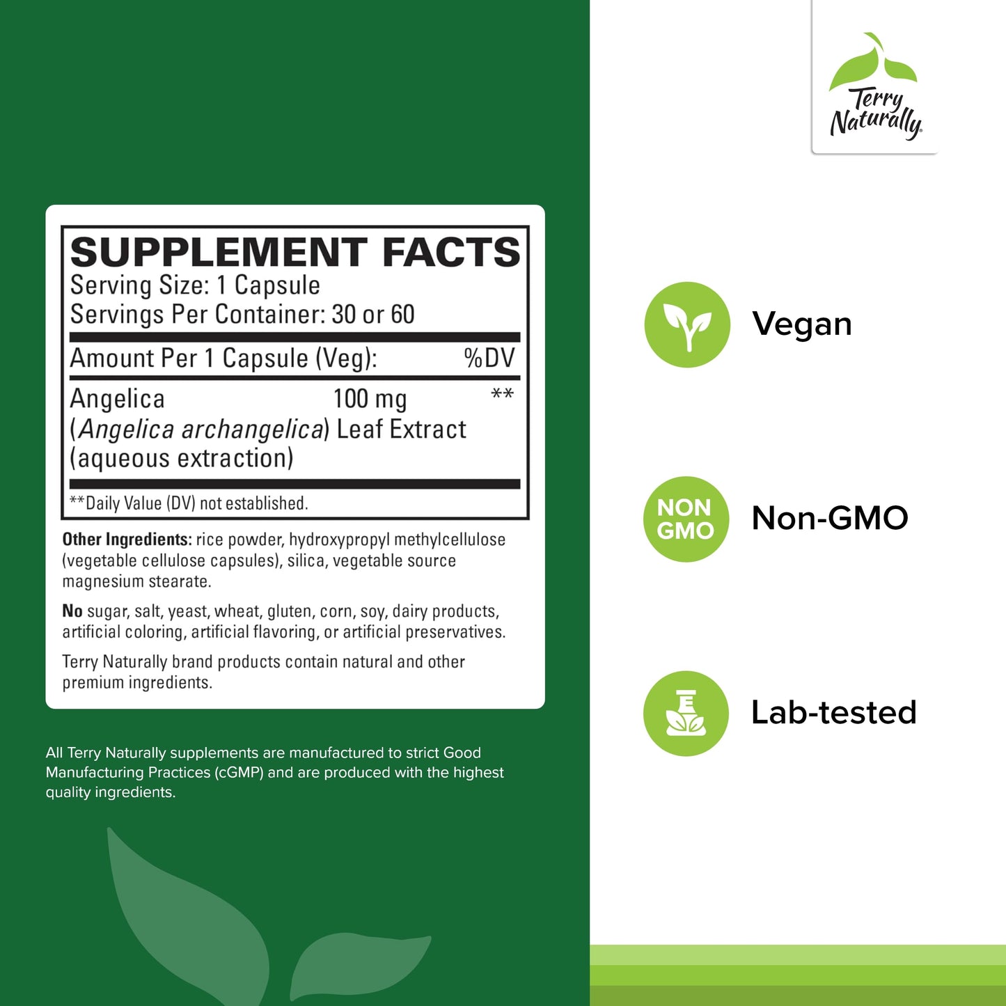 Terry Naturally SagaPro Bladder - Bladder Support Supplement - Dietary Supplement with Angelica Leaf Extract - Vegan Capsules to Aid Urinary Tract Function & Health - 60 Capsules