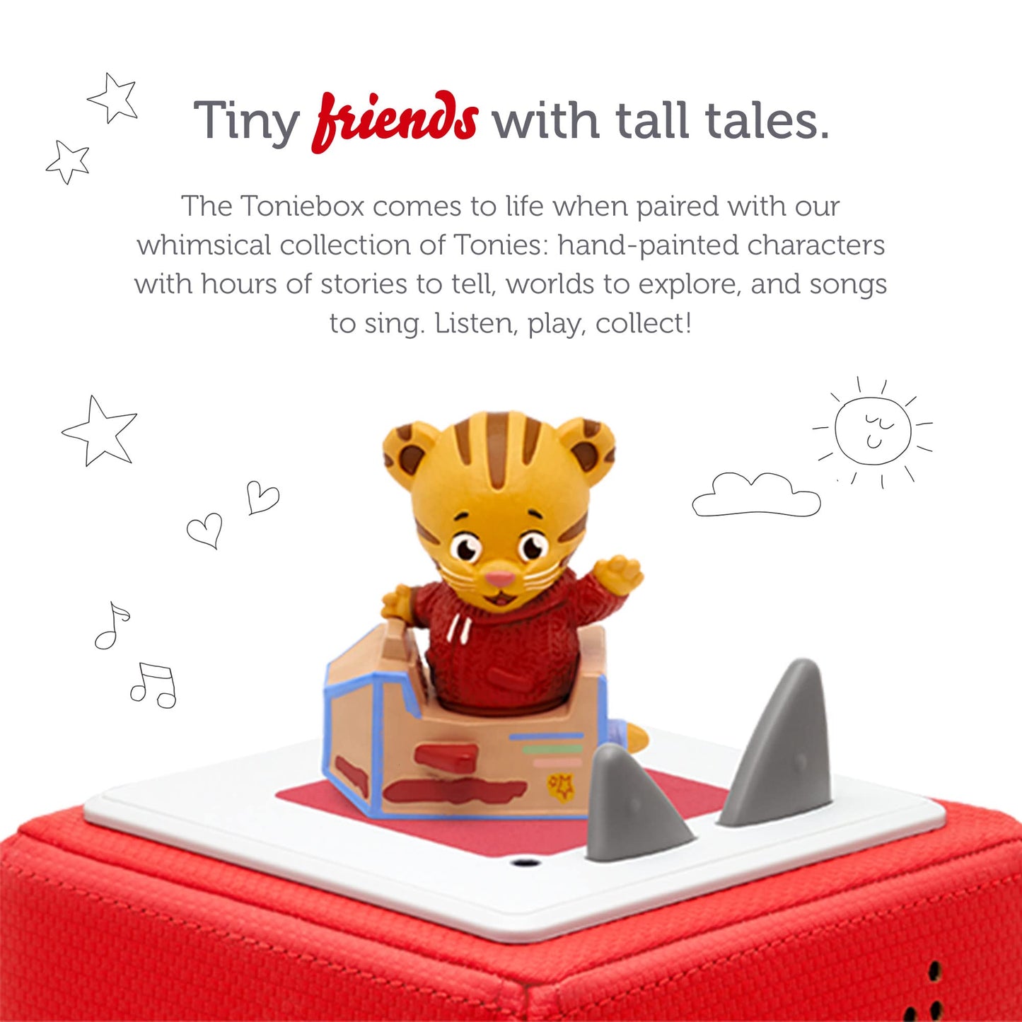Tonies Daniel The Tiger Audio Toy Figurine from Daniel Tiger's Neighborhood