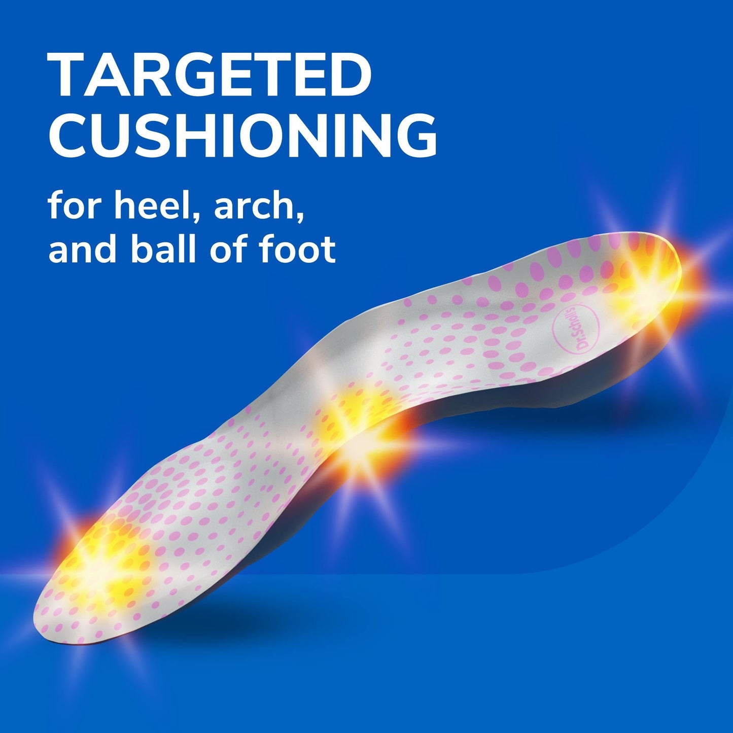 Dr. Scholl's Tri-Comfort Insoles - for Heel; Arch Support and Ball of Foot with Targeted Cushioning (for Women's 6-10)