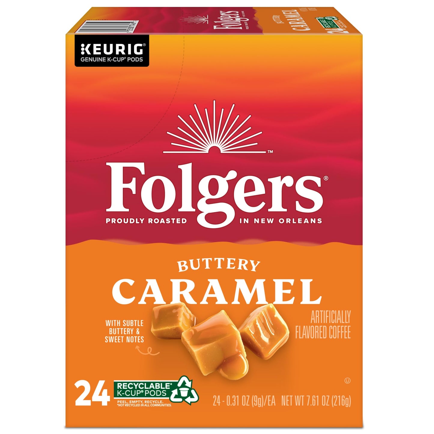 Folgers Gourmet Selections Caramel Drizzle K-Cups (24 count)