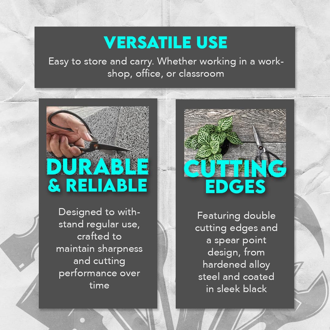 SE Chinese Scissors with Super Sharp Edges Suitable for Embroidery, sewing, Craft, Art Work, and Everyday Usage (6-Inch)