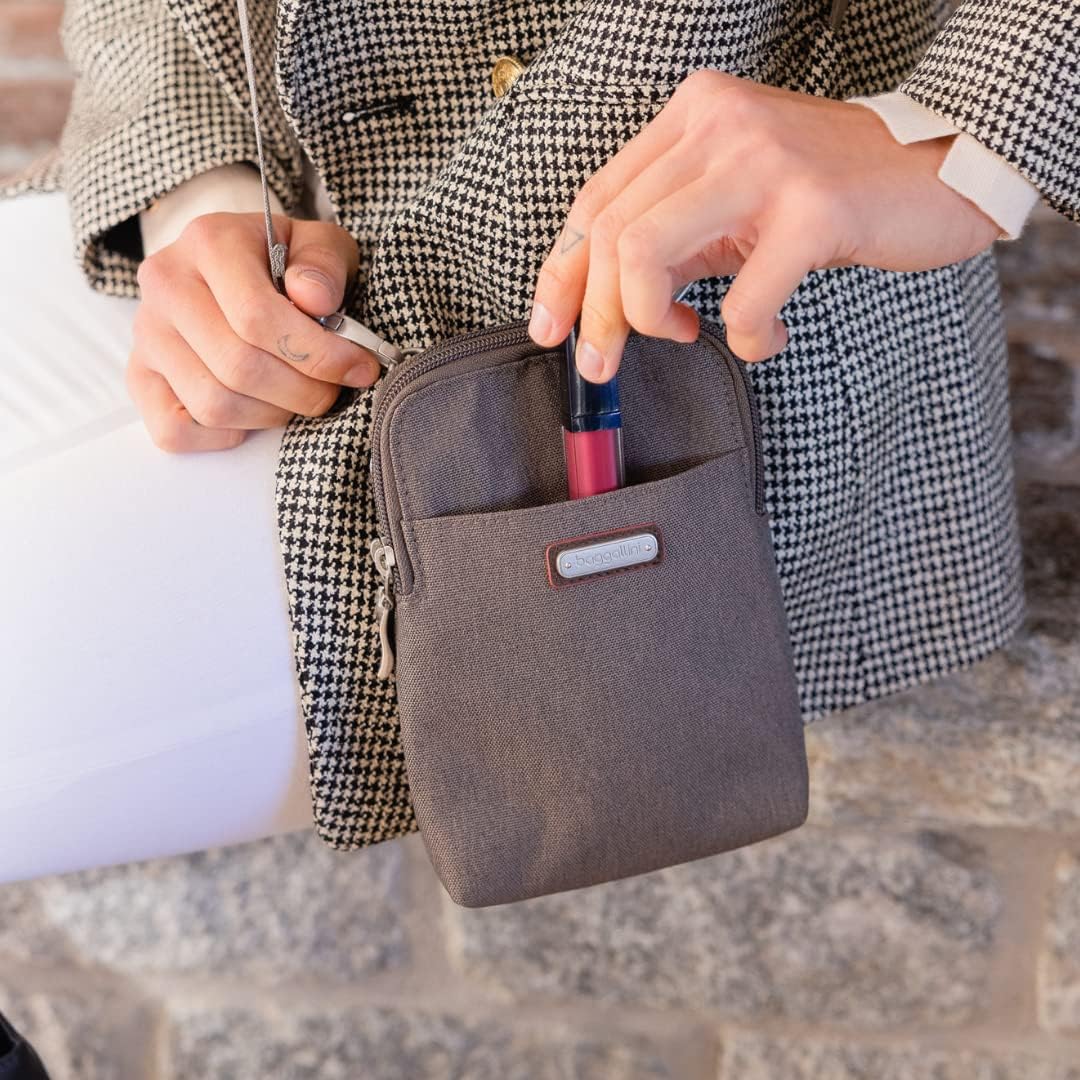 Take Two RFID Bryant Crossbody - 5x7.25" Lightweight Small Phone Wallet Crossbody Bag - Nylon Travel Purse