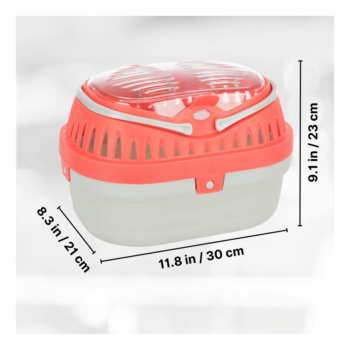 TRIXIE Pico Transport Crate, Small Pet Carrier, Portable Travel Carrier, for Small Pets, Hamsters, Guinea Pig, Lizards