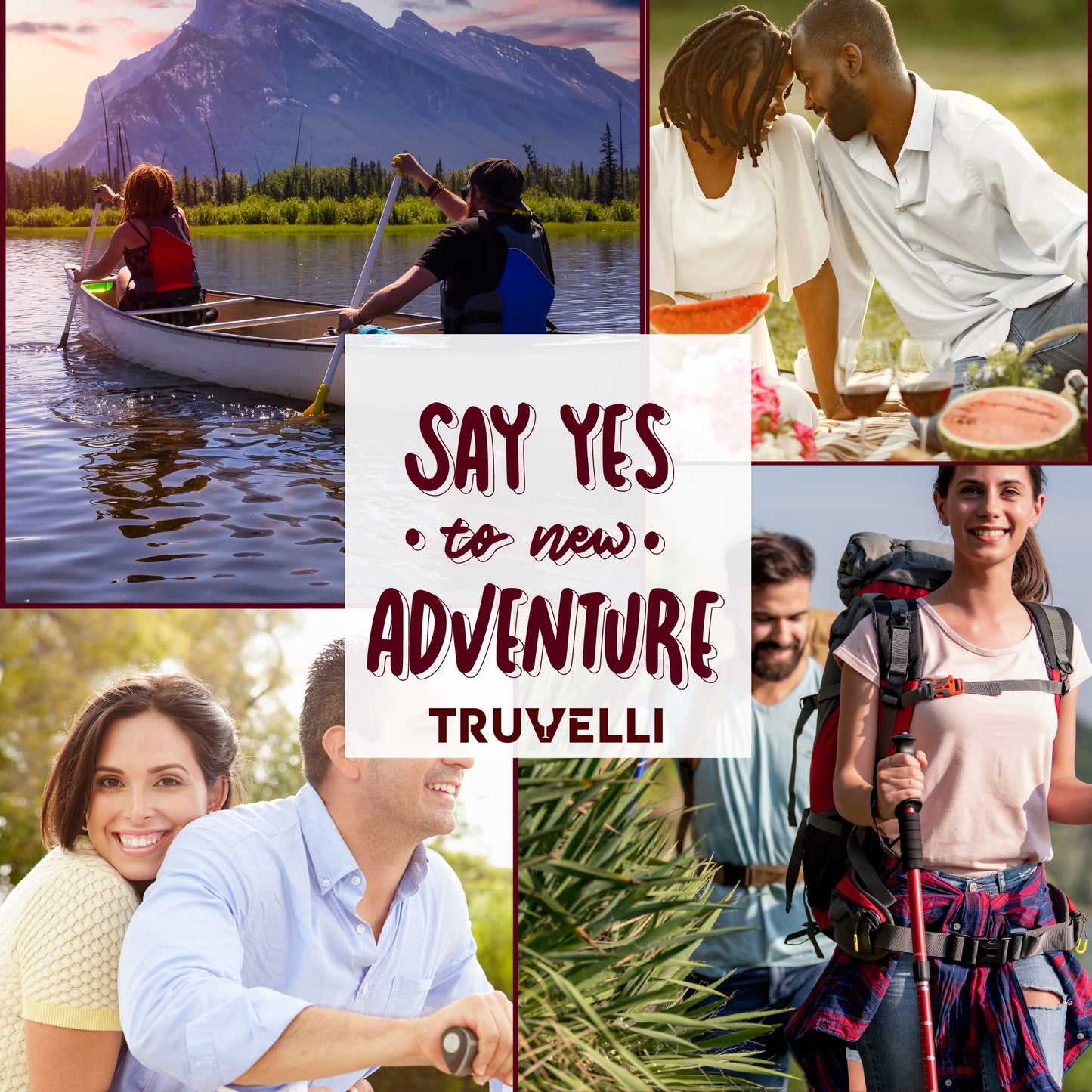 Truvelli Black Insulated Wine Tote Bag: Portable 2 Bottle Cheese Waterproof Black Canvas Carrier Picnic Kit - Stopper Attachment, Plus Wooden Charcuterie Board