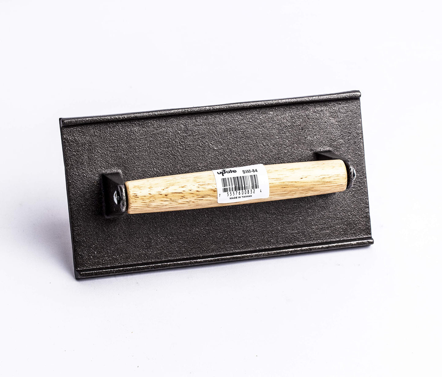 Update International New 8" Barbecue BBQ Grill Steak Weights, Heavy-Weight, Hamburger Bacon Sausage Grill Press, Commercial Grade, Cast Iron