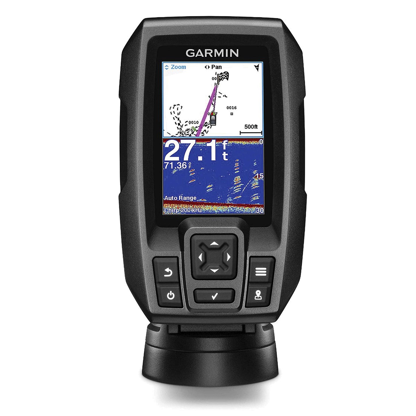 Garmin 010-01550-00 Striker 4 with Transducer, 3.5" GPS Fishfinder with Chirp