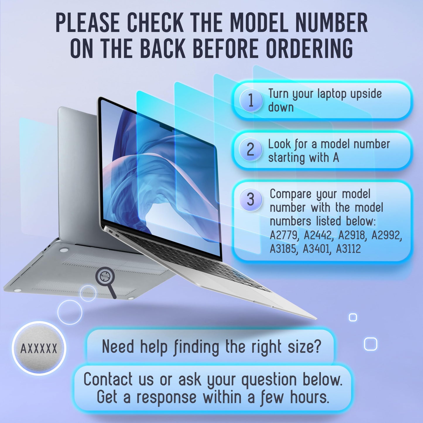 VINTEZ Magnetic Blue Light Screen Protector Compatible With MacBook Pro 14" 2021, 2022, 2023, 2024, M1, M2, M3, M4 Anti Blue Light Blocking Filter for Laptop