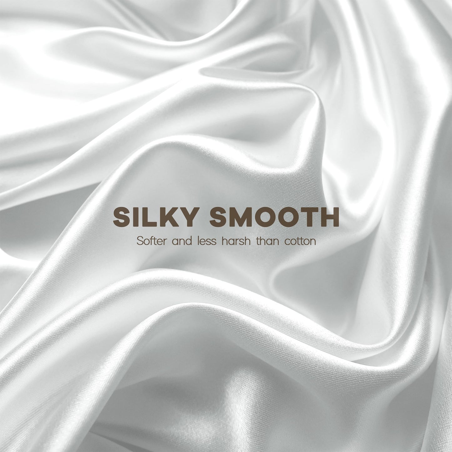 Pro Goleem Satin Bassinet Sheet 2 Pack Great for Baby Hair Soft Silk Feeling Sheet for Cradle or Bassinet Pad&Mattress for Boys and Girls Gift for Newborn and Infant White and Gray