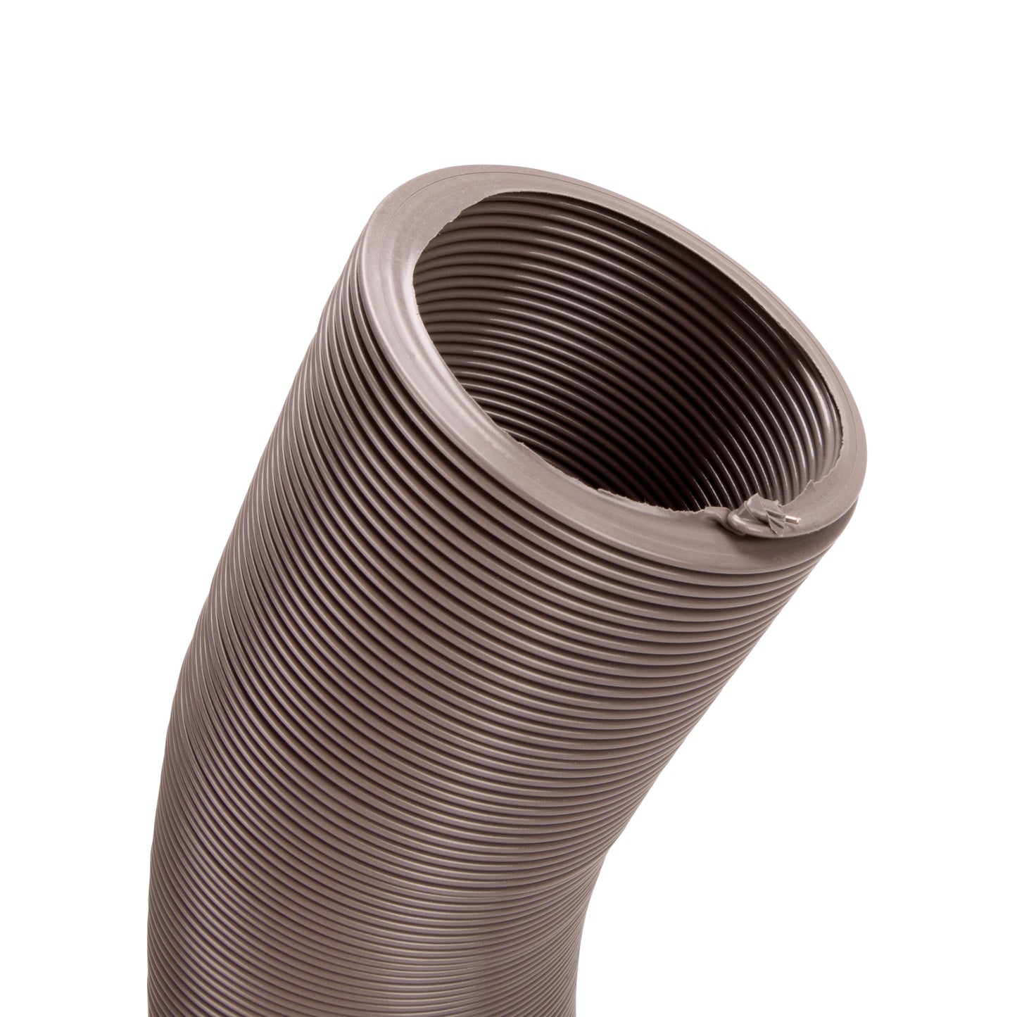 Camco Durable High Tensile Strength Vinyl Sewer Hose with Steel Wire Core – 15’ Hose with 15 mils of HTS Vinyl, Great for Year Round RVing Compresses to 26” for Simple and Easy Storage, Brown (39661)