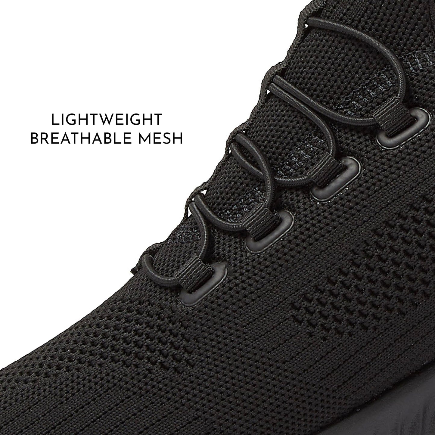 Avia Air Slip On Shoes for Women - Casual Comfortable Athletic Tennis Walking Sneakers for Women with Memory Foam - Black/Black, 9 Wide