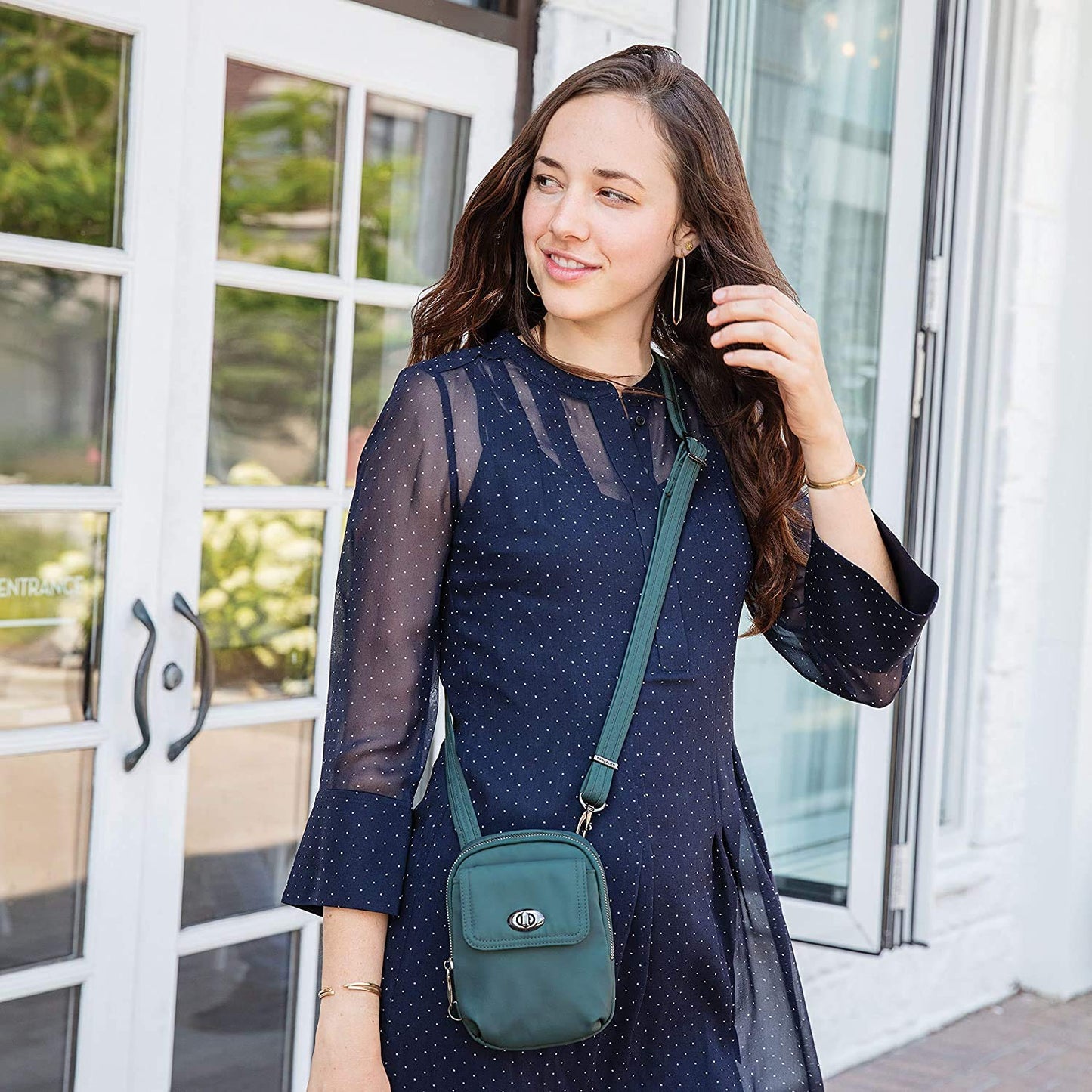 Travelon Anti-Theft Tailored Crossbody Phone Pouch