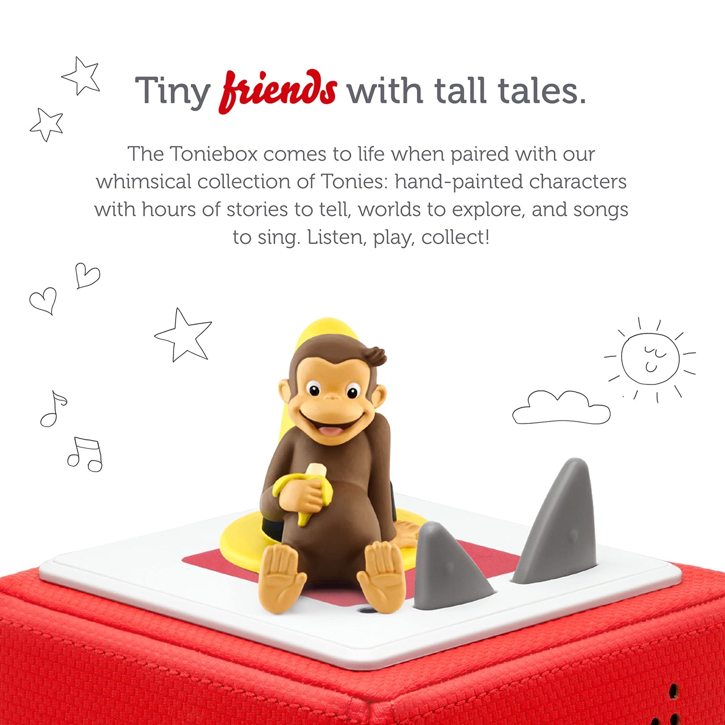 Tonies Curious George Audio Toy Figurine