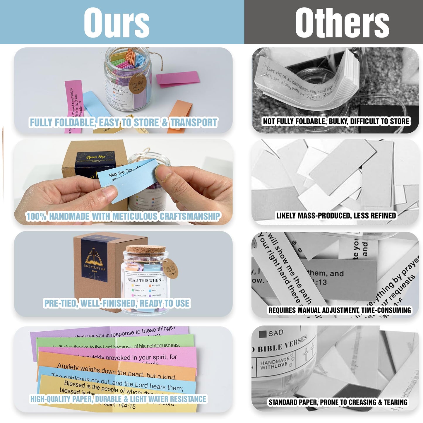 Read This When Bible Verses Jar For Daily Encouragement – Christian Gifts for Women, Birthday Gifts for Women, Christmas Gifts for Women, Birthday Gifts for Mom, Graduation & Teacher Gifts