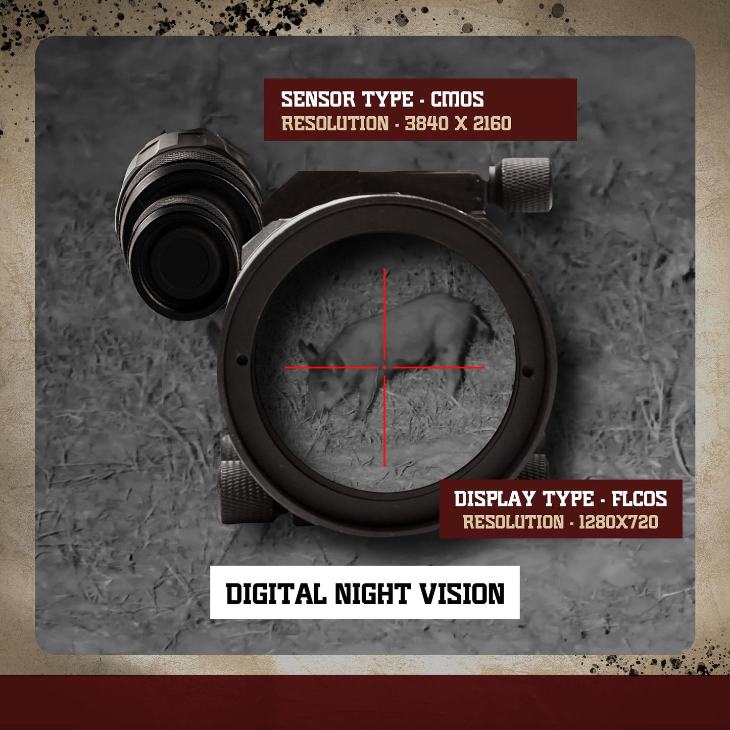 Sightmark Wraith 4K 4-32x40 Digital Night Vision Riflescope