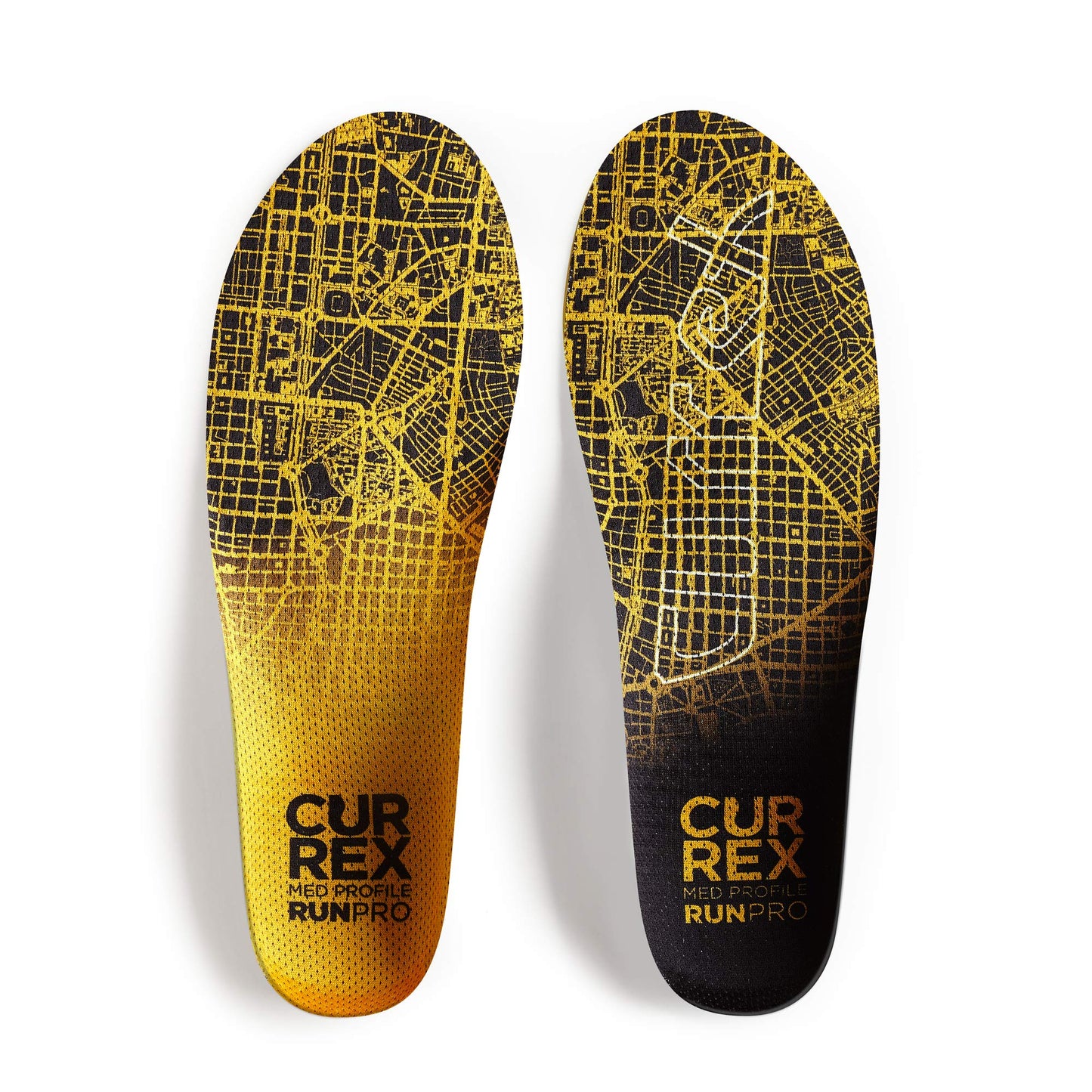 currex RunPro Insoles for Running Shoes – Arch Support Inserts to Help Reduce Fatigue, Prevent Injuries & Boost Performance – for Men & Women – Medium Arch, Large