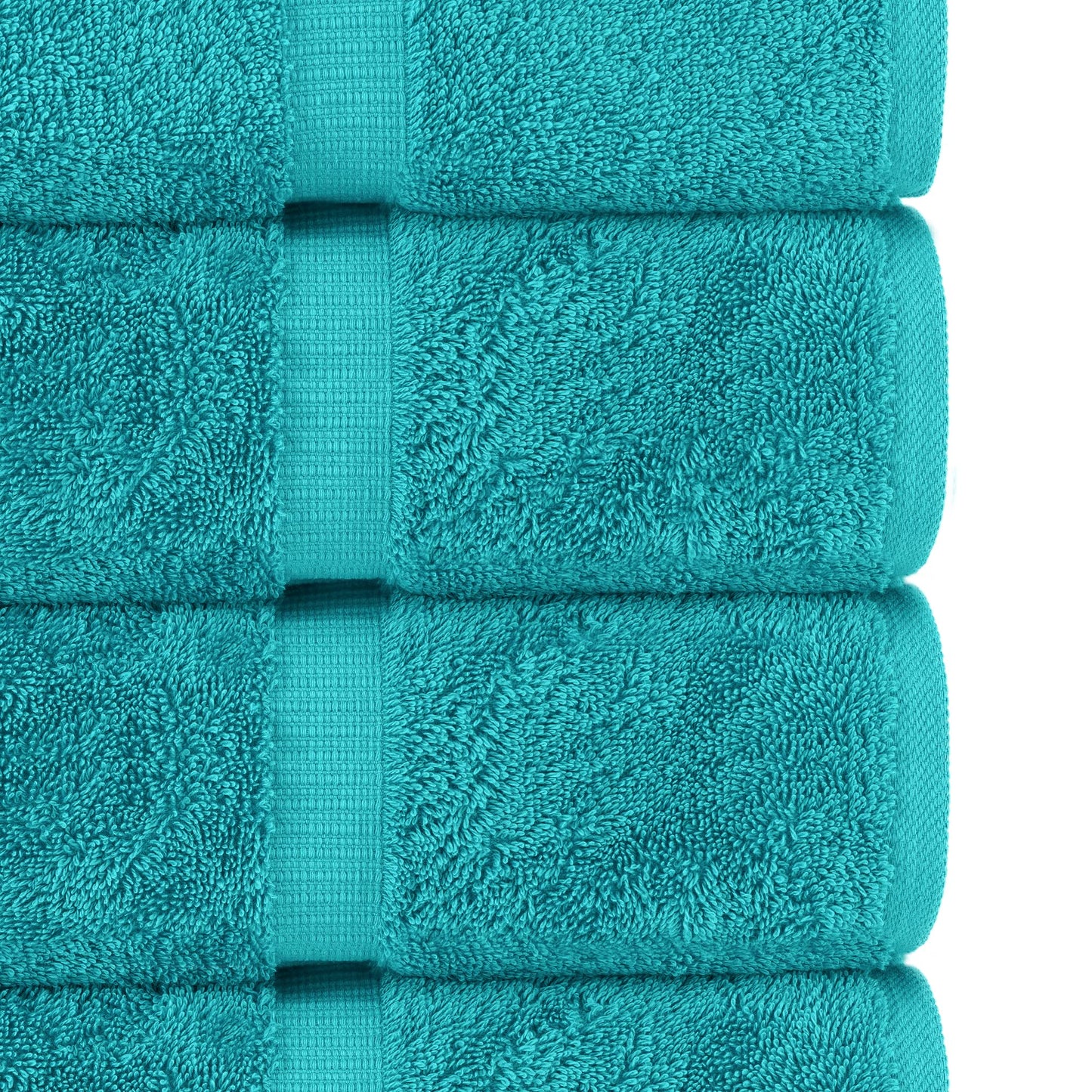 Chakir Turkish Linens | Hotel & Spa Quality 100% Cotton Luxury Turkish Towels | Soft & Absorbent (30x60 Inches Extra Large Bath Towels, Set of 4 - Aqua)