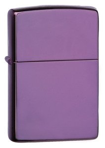 Zippo High Polish Purple Pocket Lighter, Abyss