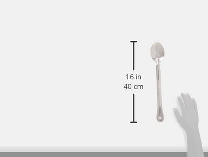 Winco Stainless Steel Basting Spoon, Solid, 15", 1.2mm
