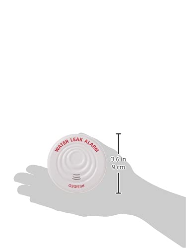 Resideo RWD21 Reusable Water Leak Alarm,White
