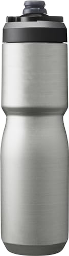 CamelBak Podium Steel Insulated Stainless Steel Bike Water Bottle Stainless, 22oz